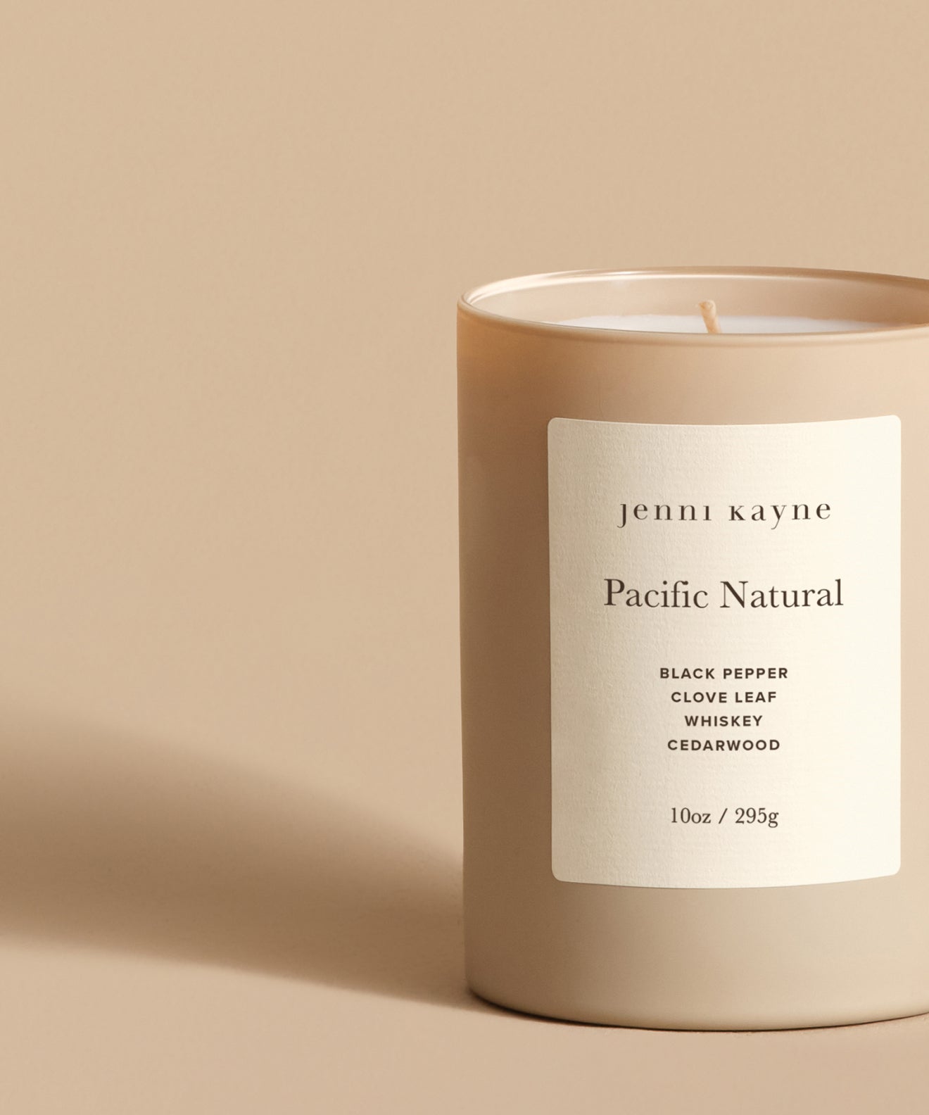 Pacific Natural Glass Candle | Jenni Kayne