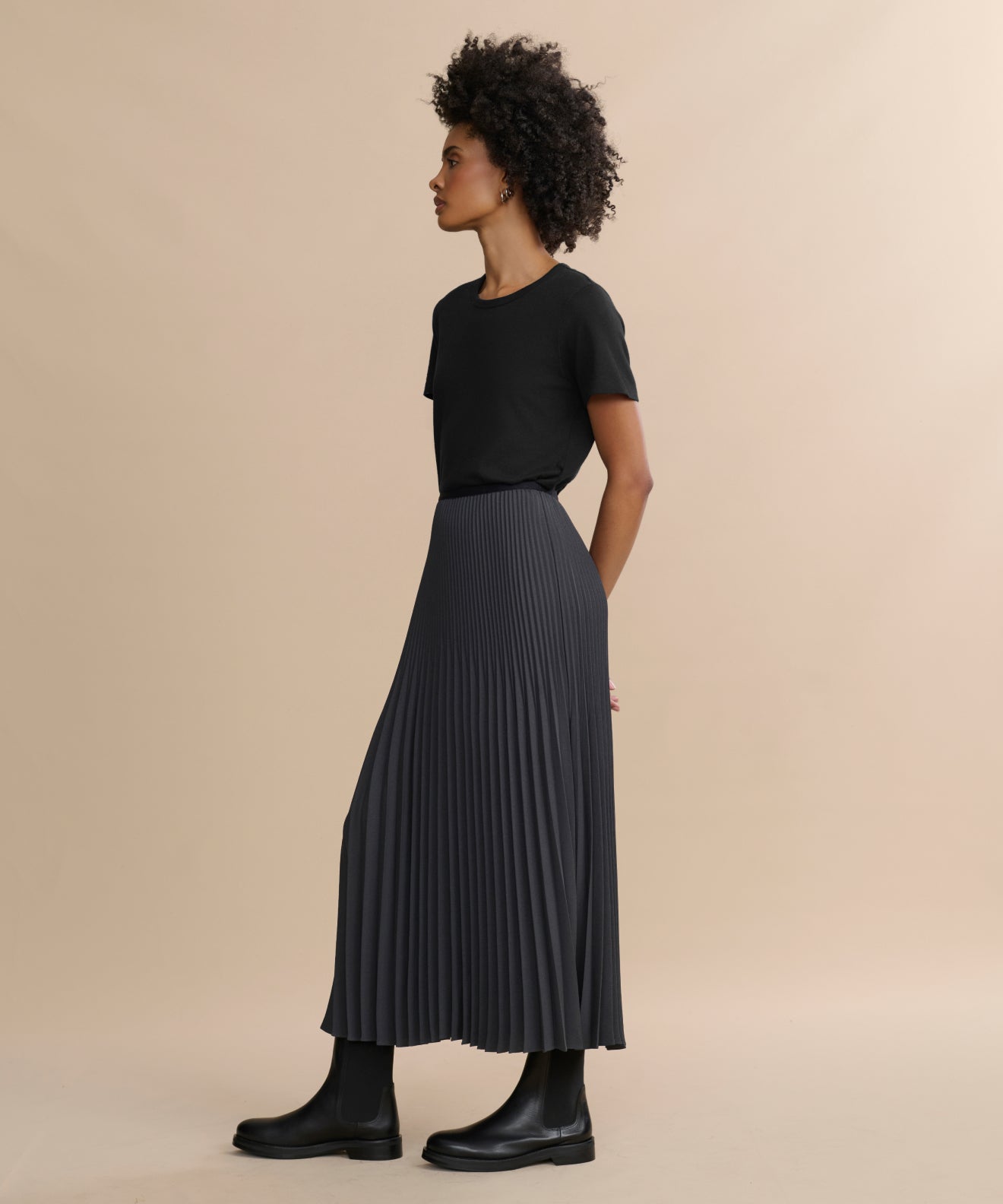 Women's Pleated Skirt Slate Jenni Kayne