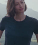 Thumbnail for video: Woman wearing a navy blue t-shirt and pants standing outside.