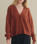 Thumbnail for video: Cropped Cashmere Cocoon Cardigan