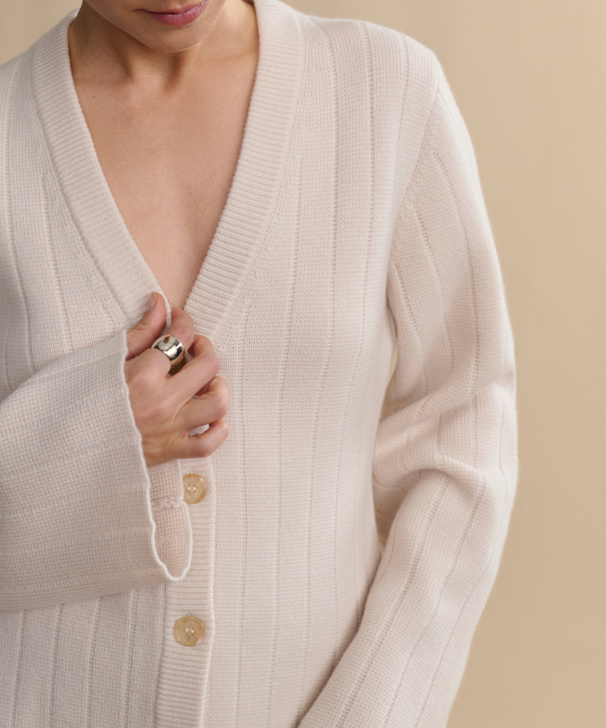 Rory Cardigan | Textured V-Neck Cardigan | Jenni Kayne