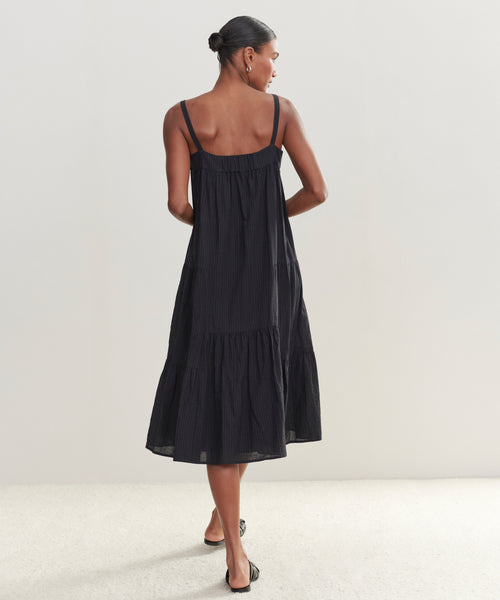 Seersucker Summer Dress