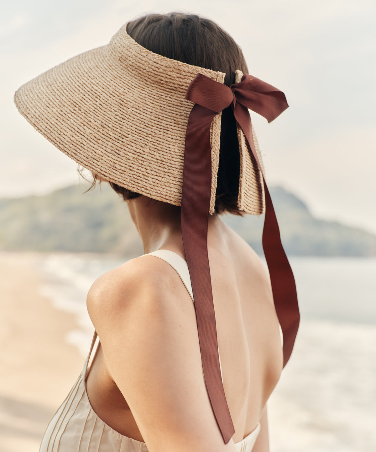 Shore Raffia Visor | Jenni Kayne display picture 1