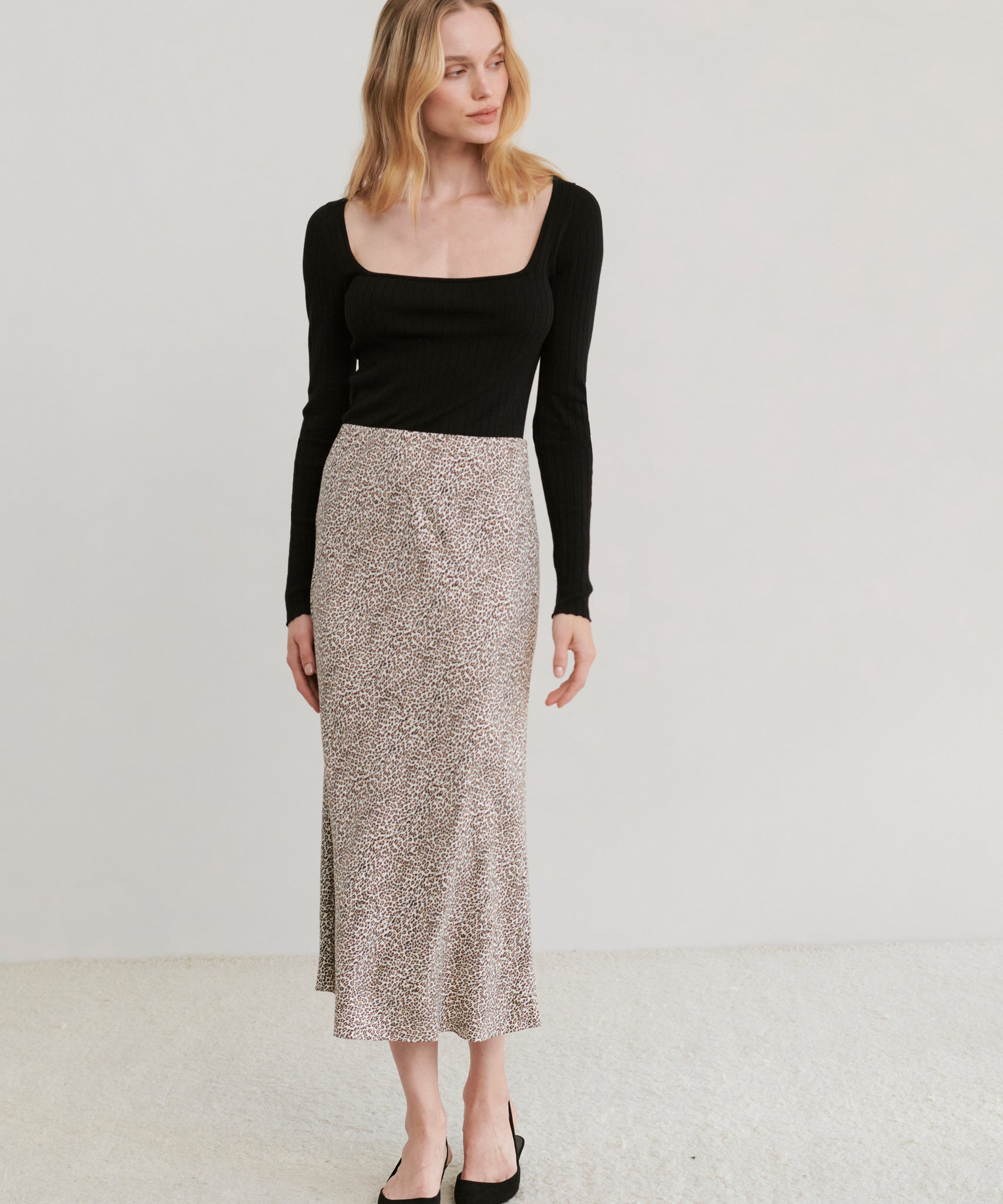 Leopard Slip Skirt – Jenni Kayne