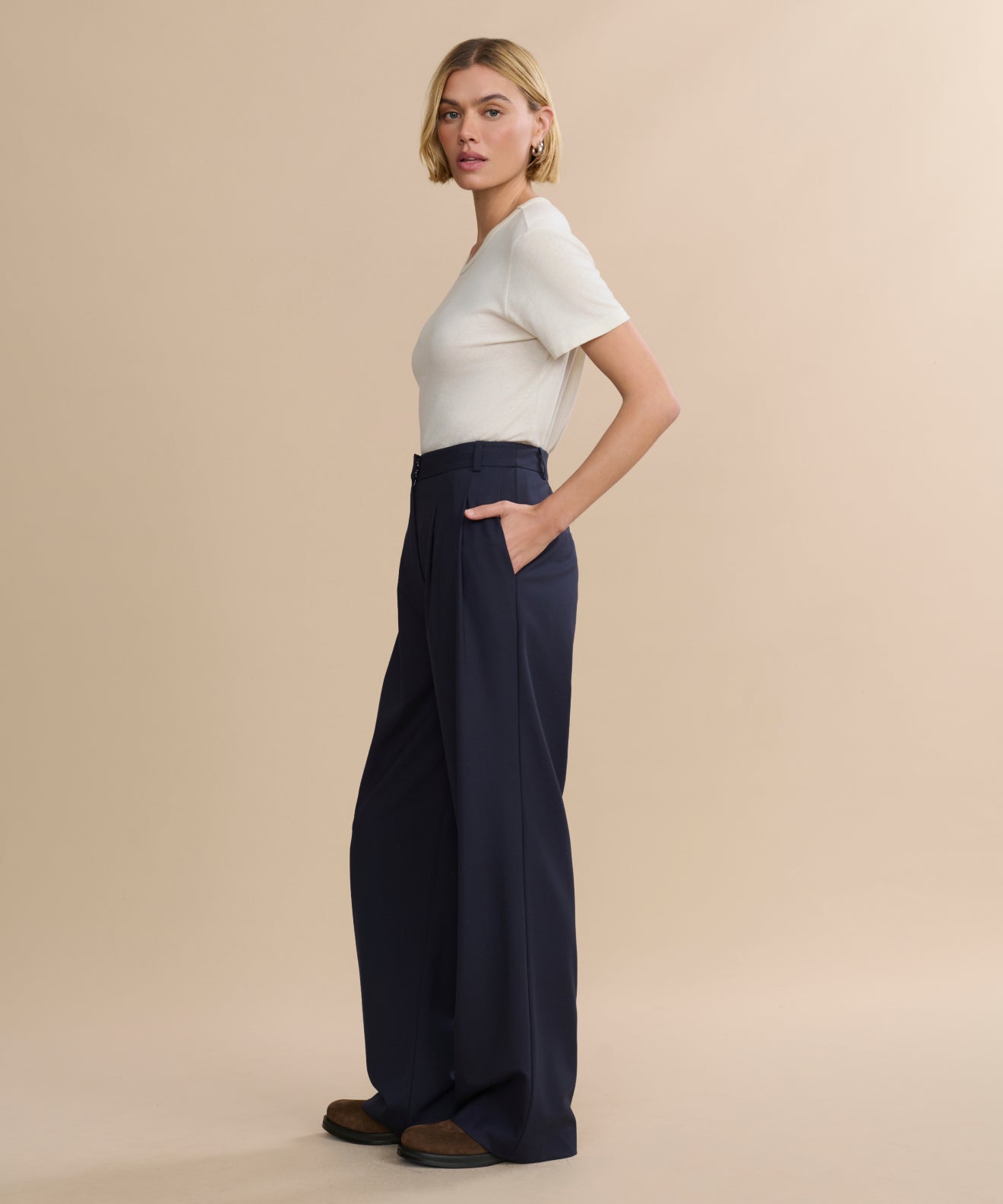 Wool Jones Trouser | Jenni Kayne display picture 1