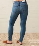 High Rise Ankle Crop Jeans