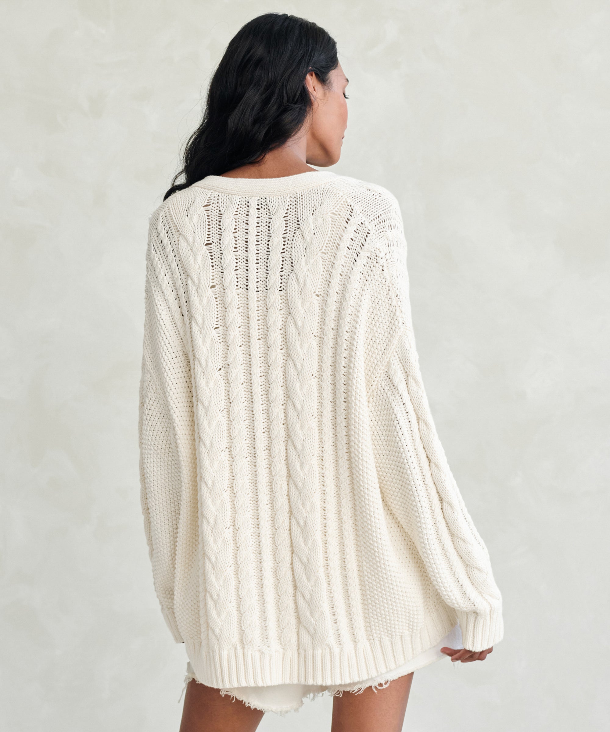 cable knit sweater
