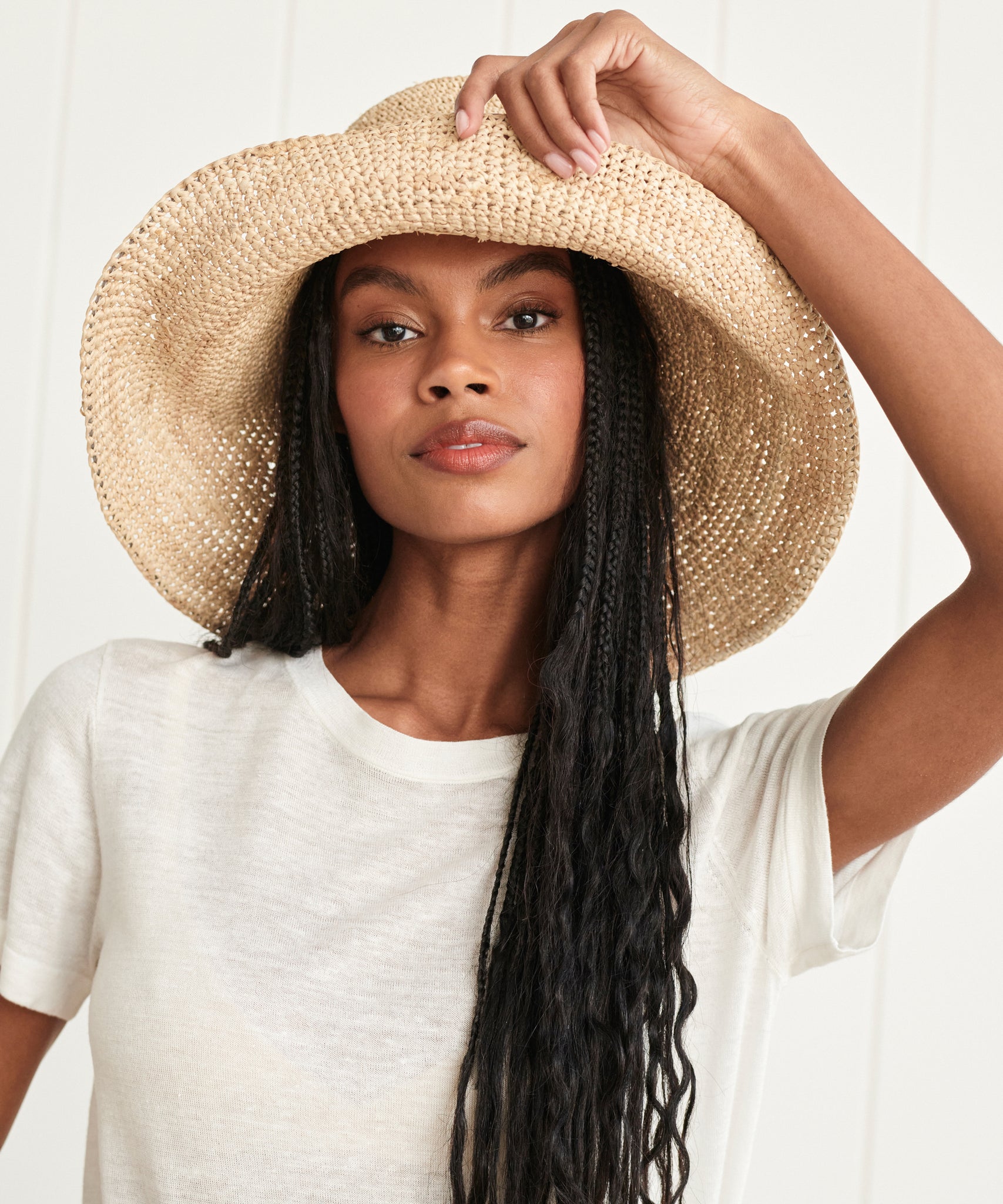 Wide Brim Raffia Hat Jenni Kayne