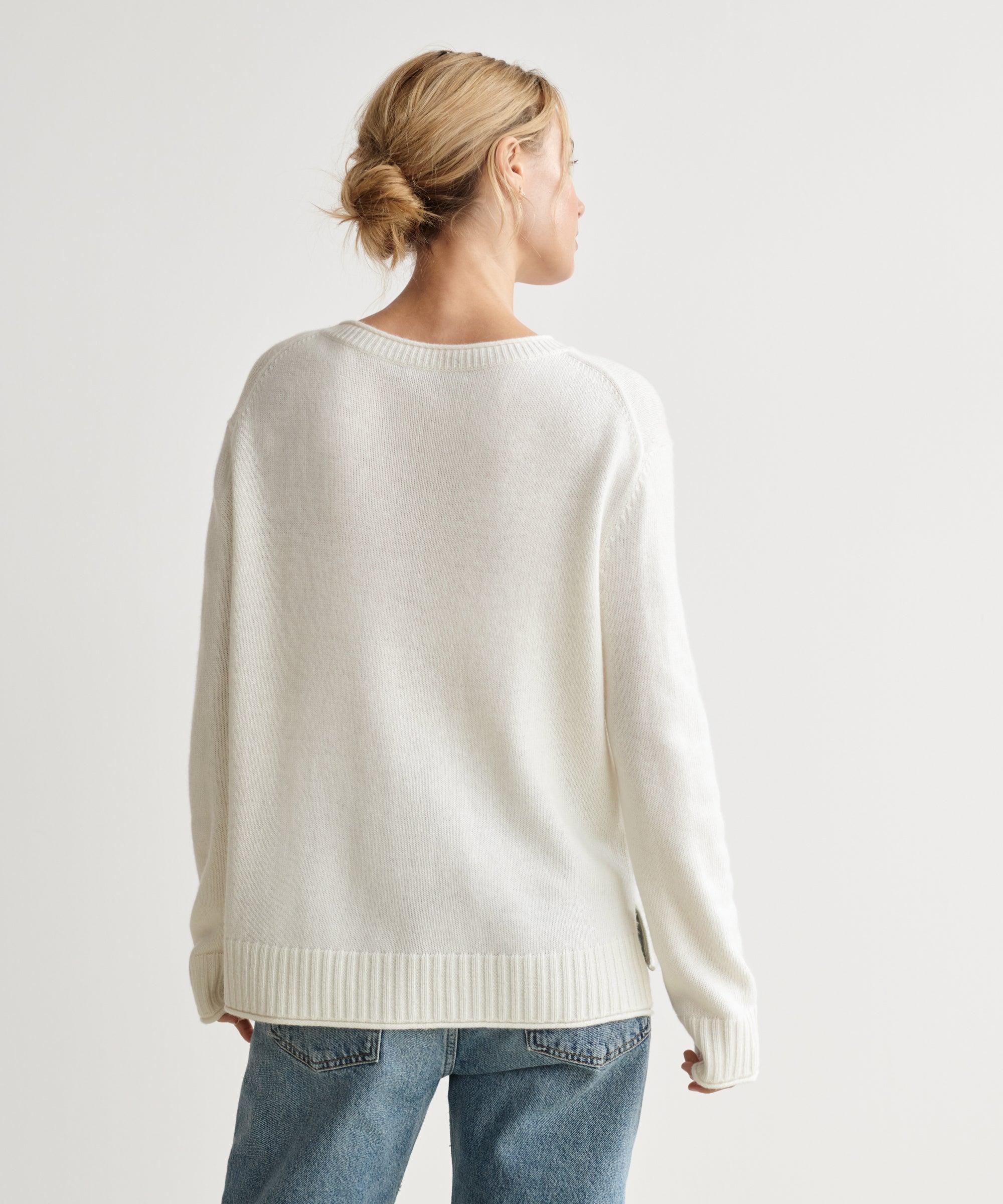 トップス Casey knit tops ivory ANDMARY】Casey knit tops