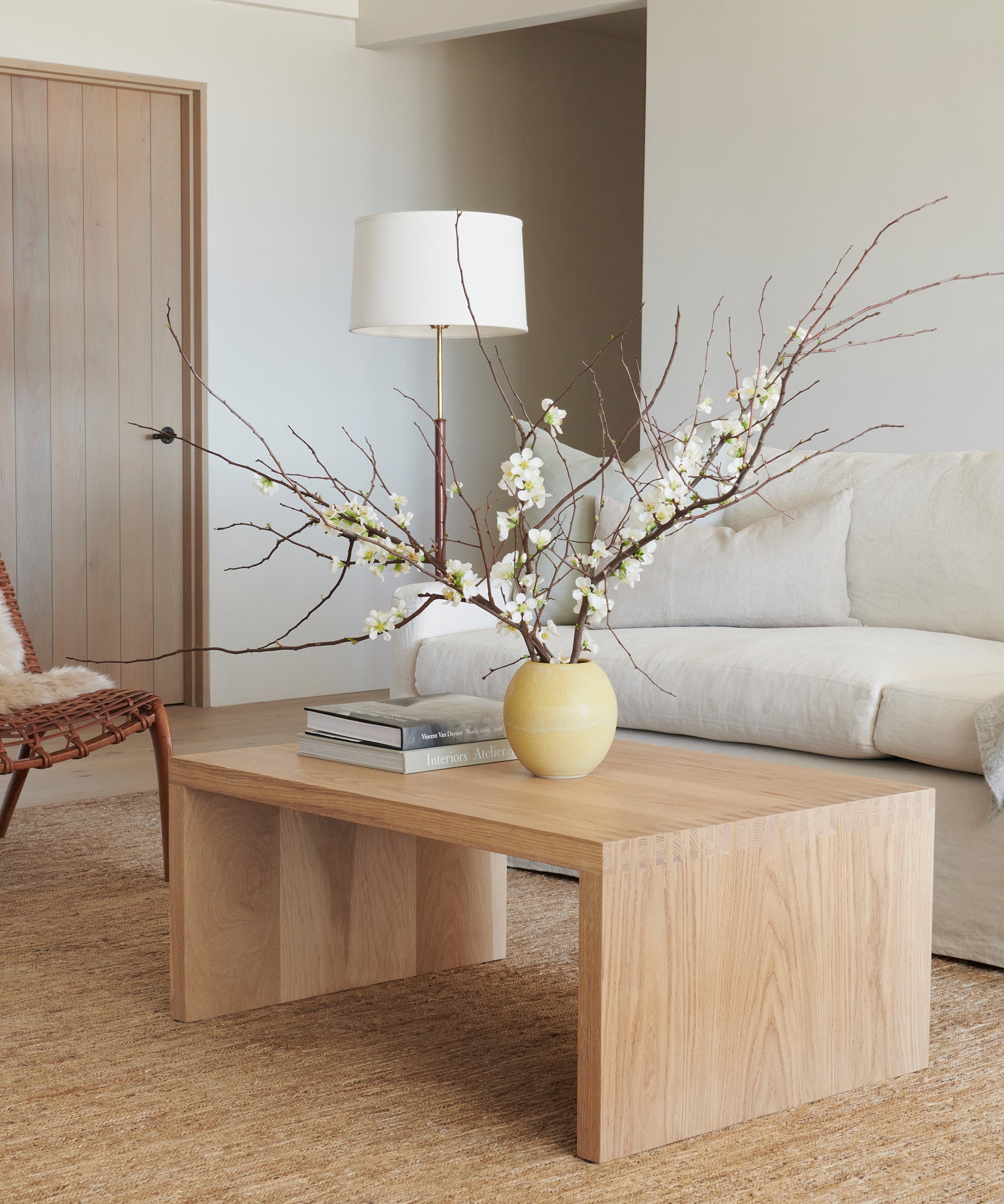 Oak Side Table For Living Room | Baci Living Room