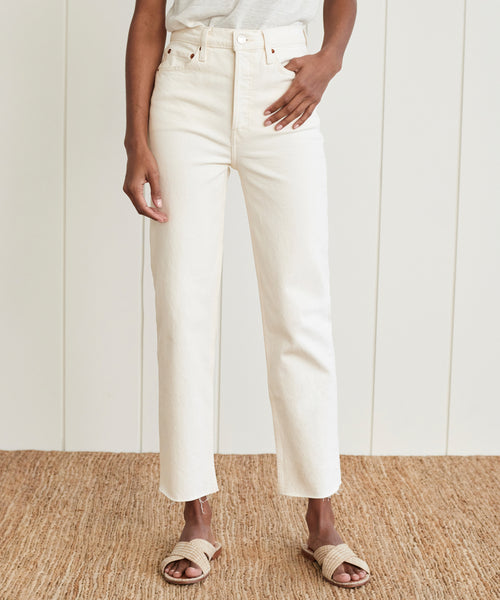 High Rise Stove Pipe Jean