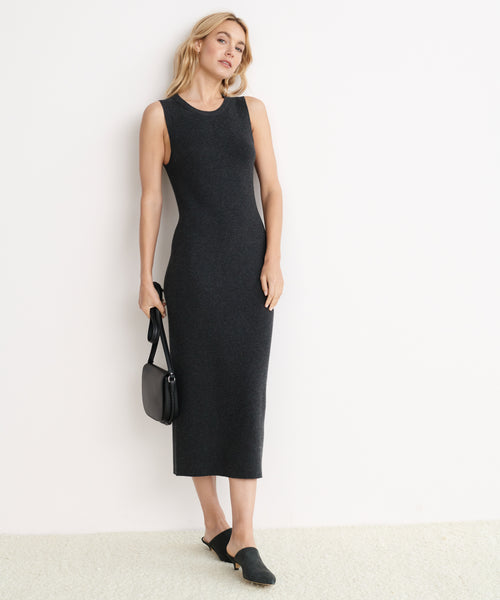 Sleeveless Sweater Dress