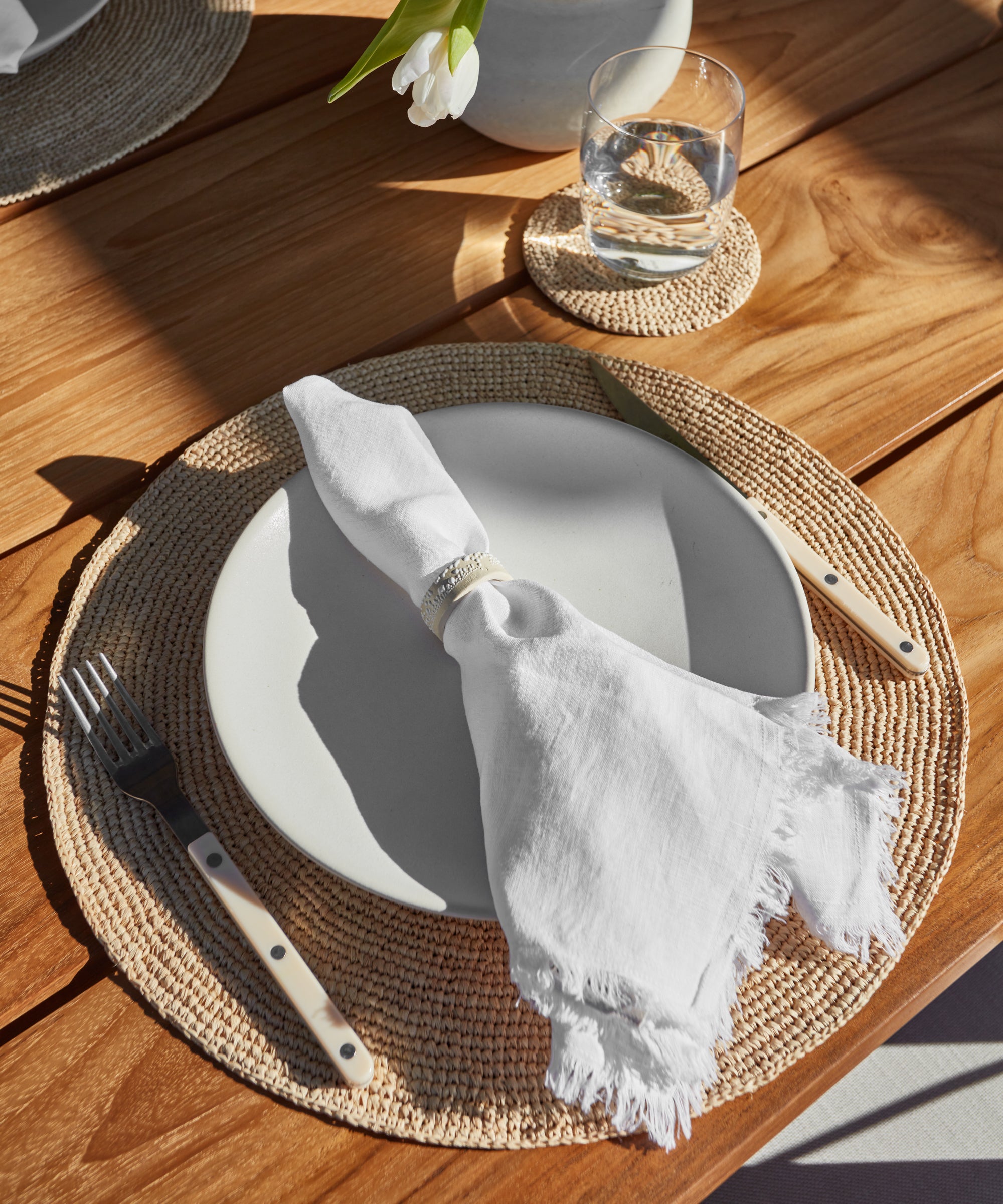 Jenni Kayne Ceramic Napkin Rings Set of 4