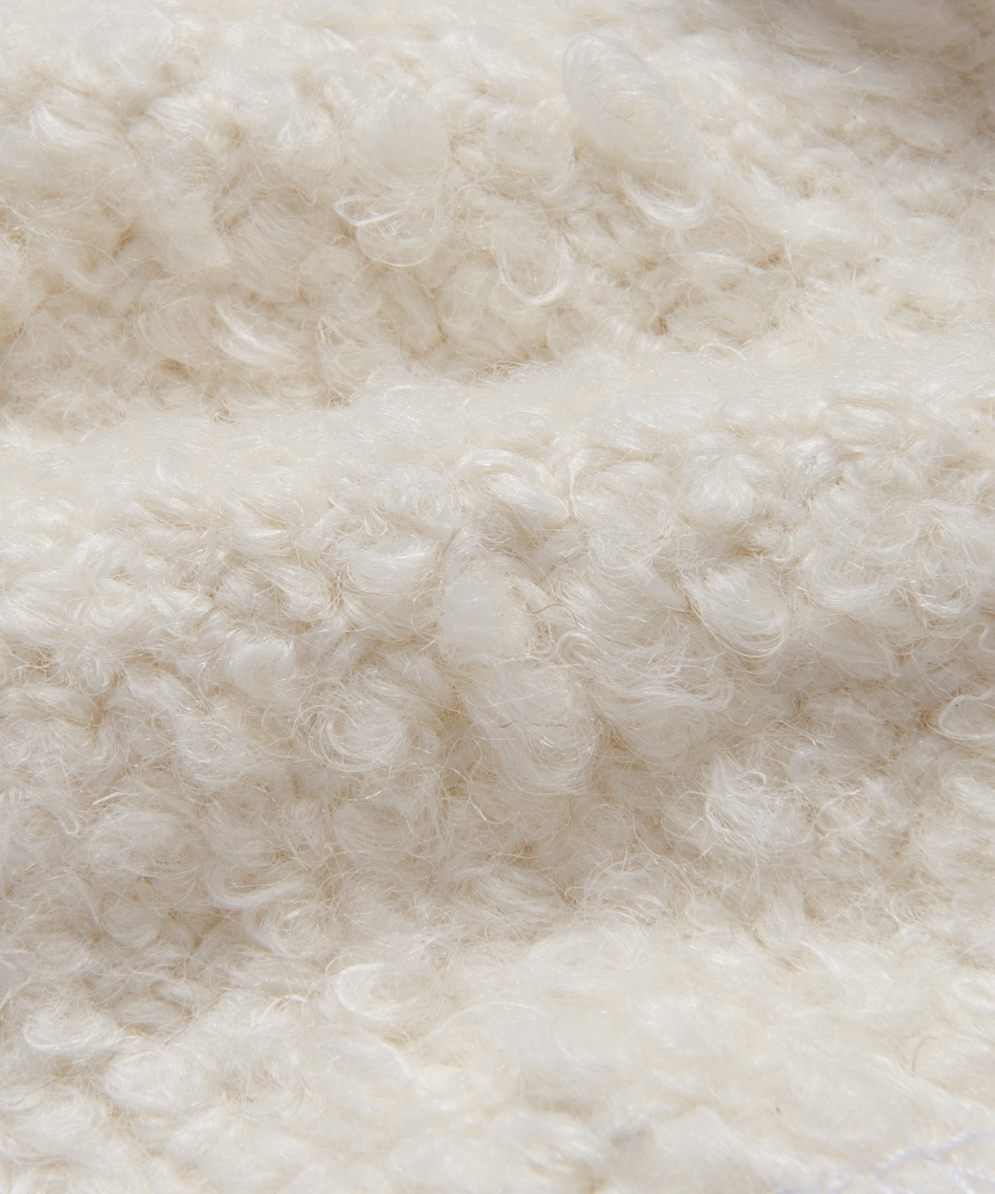 Fabric Swatch Ivory Wool Boucle | Jenni Kayne
